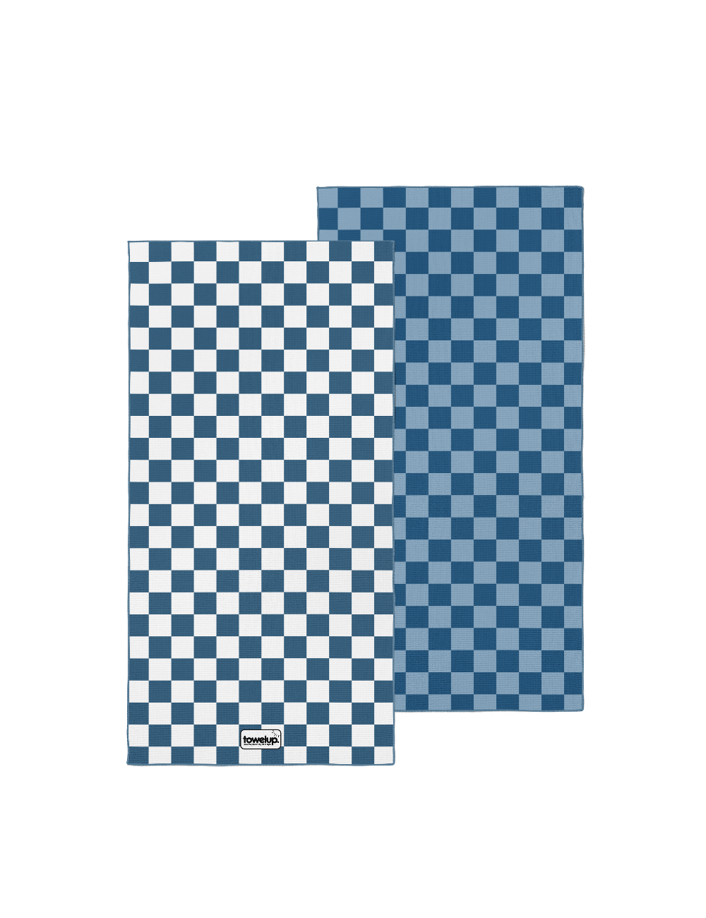 16 Ocean escape beach towel – white background, both full sides of towel showing