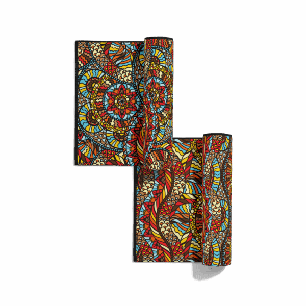 White background, bundle of 2 travel towels