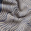 Shore Waves minimalist gym towel – zoomed in to show fabric details
