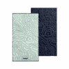 Midnight Topo eco gym towel Australia – white background, both full sides of towel showing