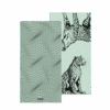 Wild harmony beach towel – white background, both full sides of towel showing